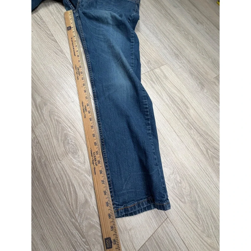 Levis 502 Regular Taper Blue Jeans Mens 36x34 Medium Wash Denim 29507-0004
